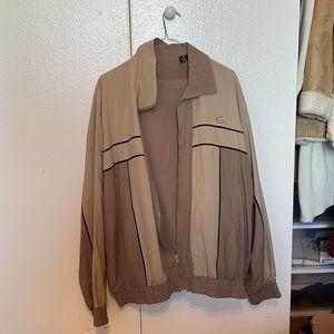 Silkwear by Genelli silk track suit in beige. Size XL.